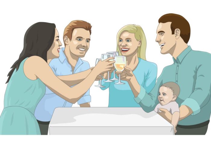 Taking your baby to a dinner party