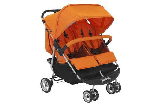 joovy double stroller orange