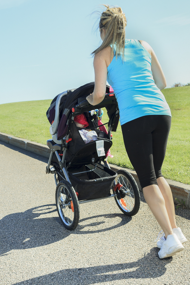 graco jogging stroller teal