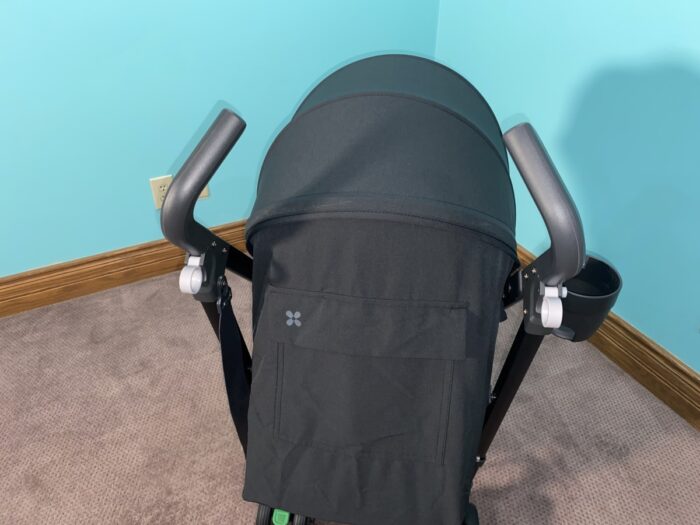 uppababy g-luxe back view of canopy