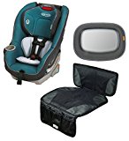 Image of the Graco Contender 65 Convertible Car Seat with Auto Seat Protector & Backseat Mirror, Sapphire