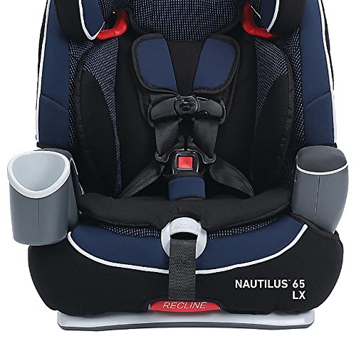 Image of the Graco Nautilus 65 LX 3-in-1 Harness, Highback, & Backless Booster Seat, Royalty