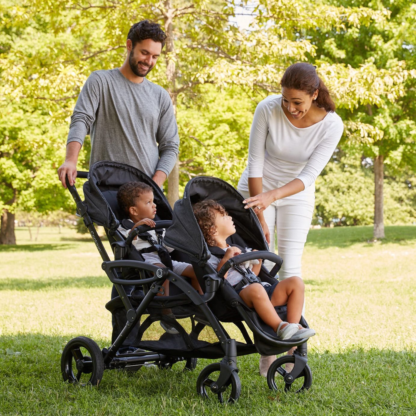 contours curve double stroller review