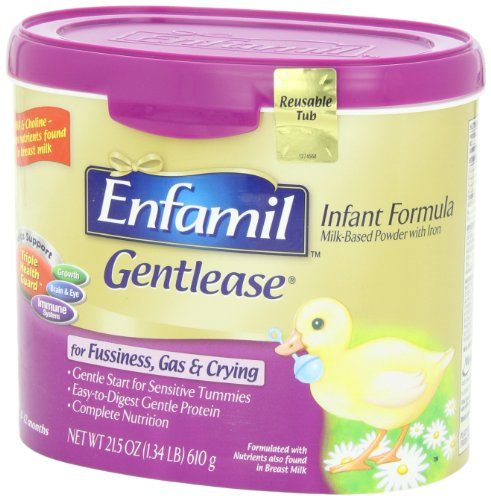 gerber vs enfamil gentlease formula for fussy babies