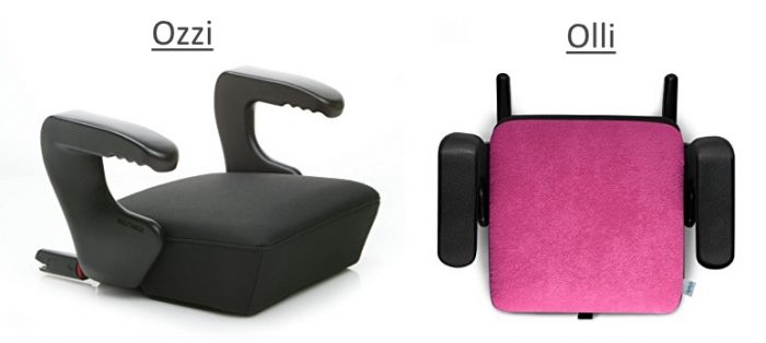 clek olli backless booster seat