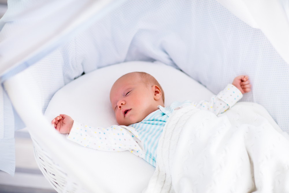 baby uncomfortable in bassinet