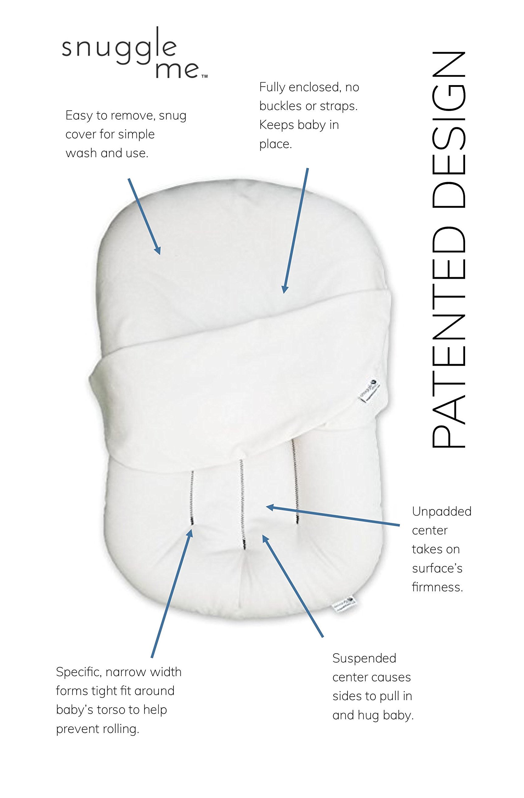 snuggle me organic measurements