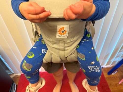 baby's leg support in ergobaby omni 360