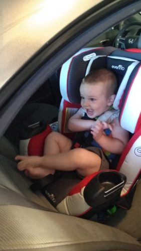 evenflo symphony rear facing