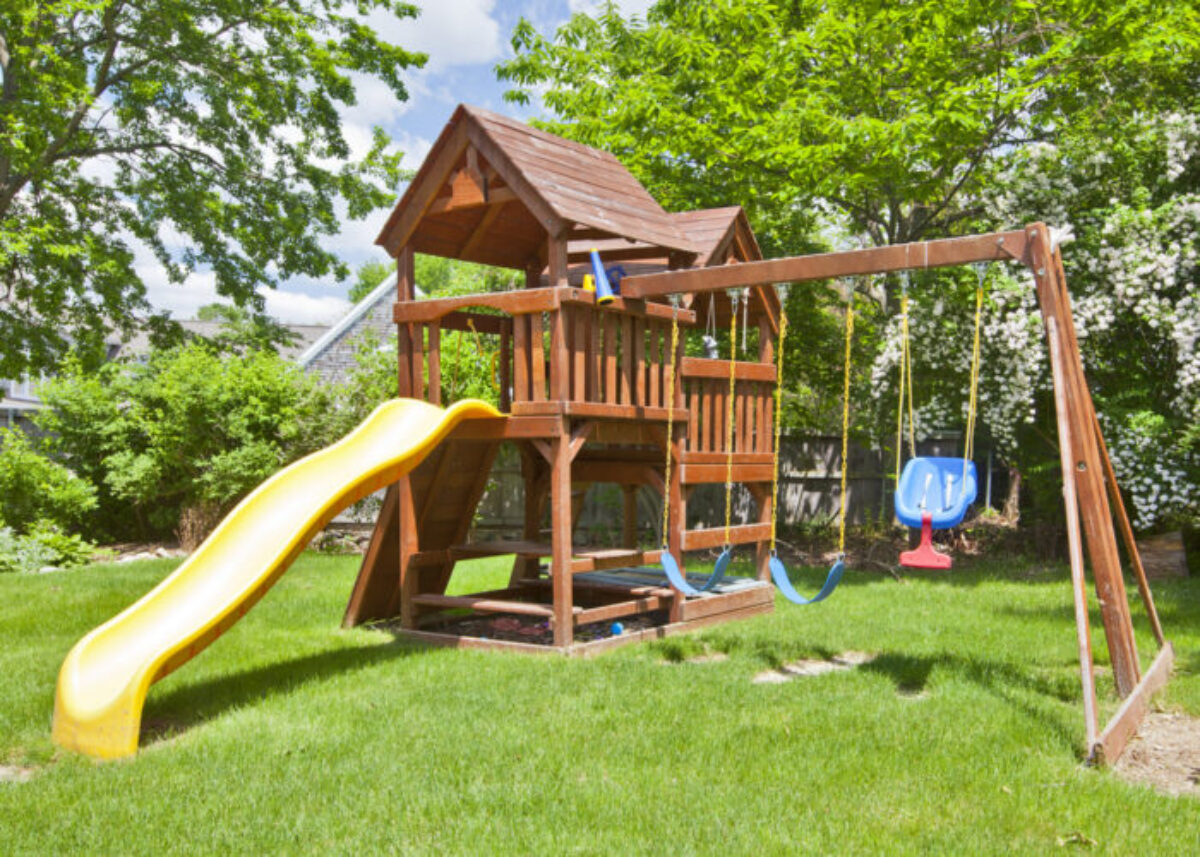 Best Wooden Swing Sets For Your, Wooden Outdoor Playsets For Toddlers