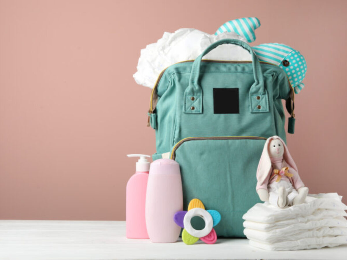 diaper backpack with cooler compartment