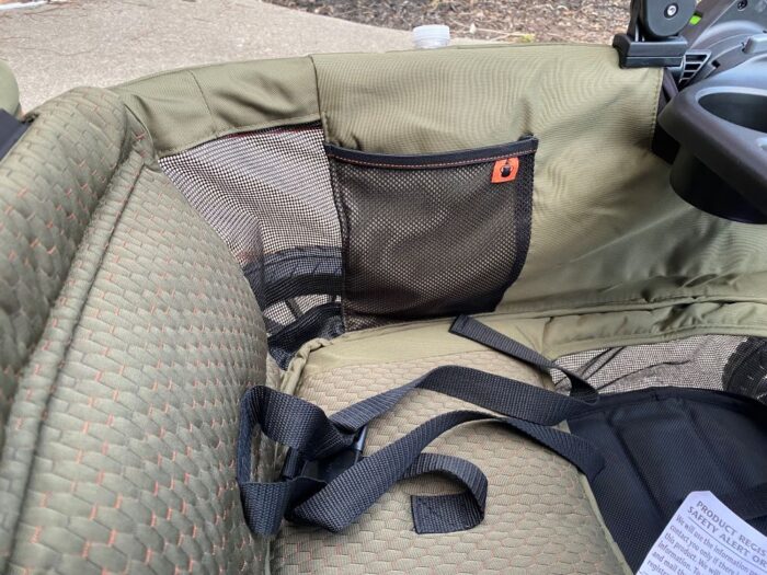 evenflo pivot xplore padded seat and inner storage pocket