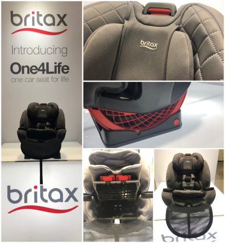 Britax One4Life ClickTight All-In-One Car Seat - 10 Years of Use - Infant, Convertible, Booster - 5 to 120 pounds - SafeWash Fabric, Eclipse Black