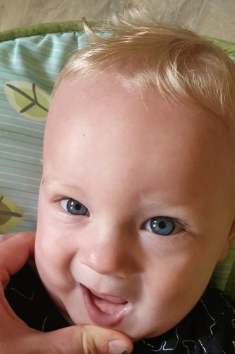 cutting first tooth