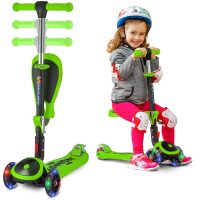 s skiddee scooter with toddler