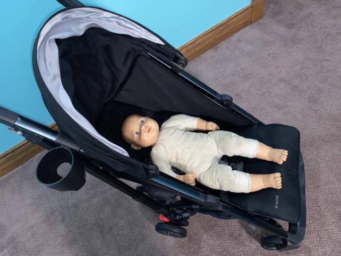 uppababy g-luxe fully reclined