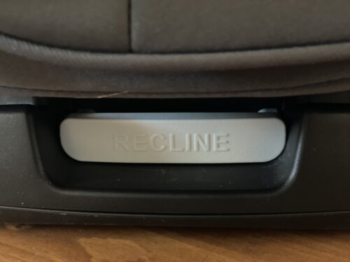 graco 3-in-1 slimfit lx recline button