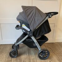 The Chicco Bravo Stroller works as a travel system from day one with the Chicco KeyFit 30 Infant Car Seat.