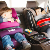 Luxury baby car seat for safety with happy kids