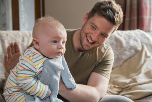 Burping the Baby After Feeding