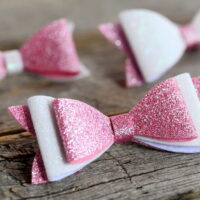 pink baby bows