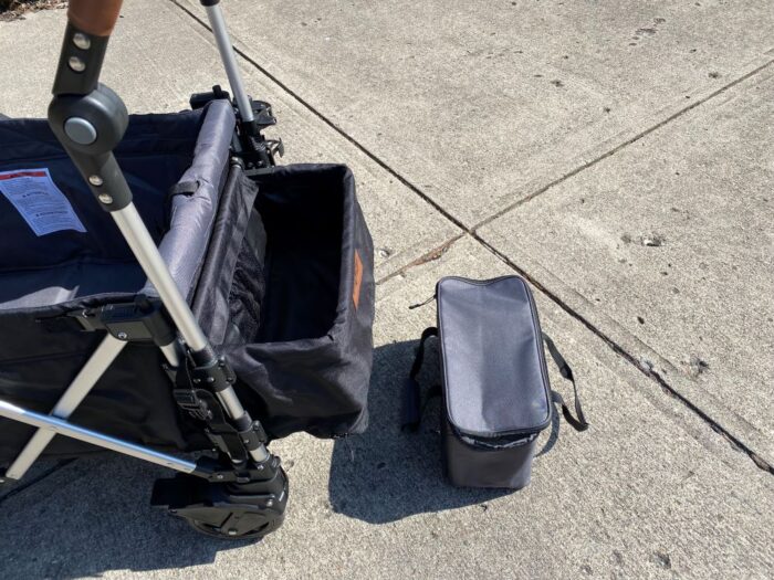 keenz 7s storage compartment and insulated cooler bag