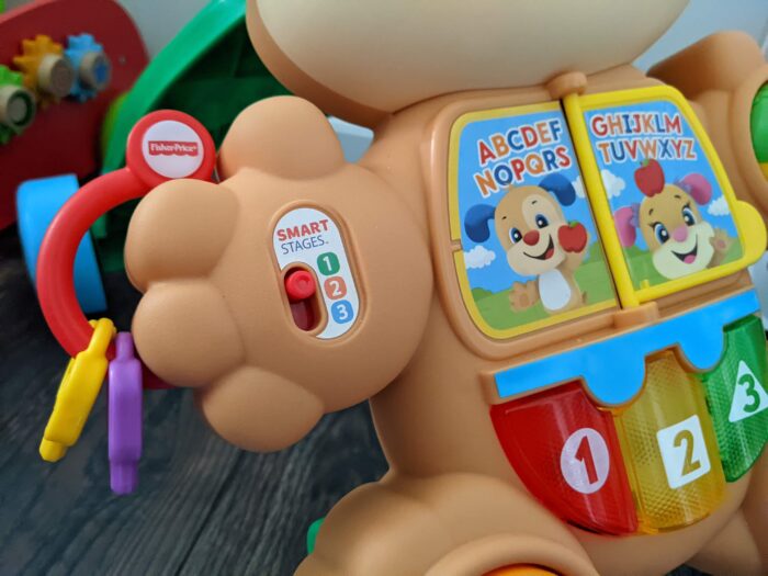 Fisher Price Puppy Walker Smart Stages settings