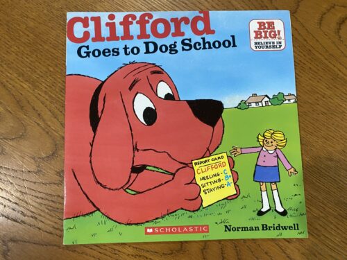 clifford goes to dog school book