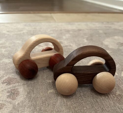 wooden toy car