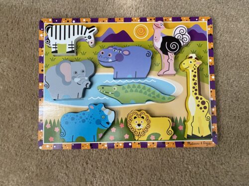 melissa and doug safari chunky puzzle