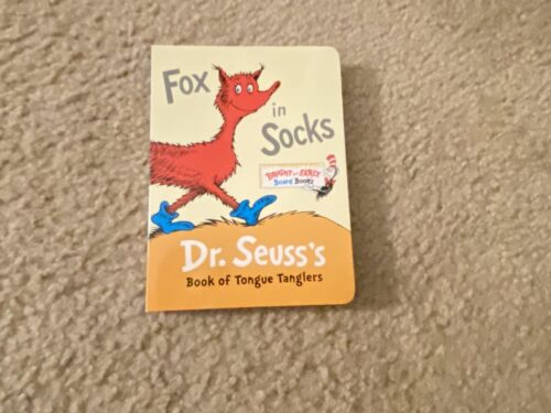 fox in socks dr seuss book