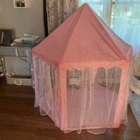 pink princess play tent