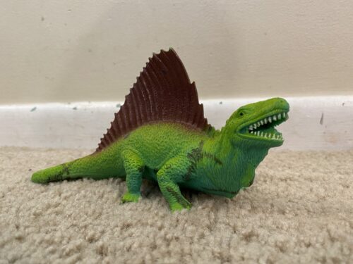 EDAPHOSAURUS Rubber Prehistoric Dinosaur Figure Toy