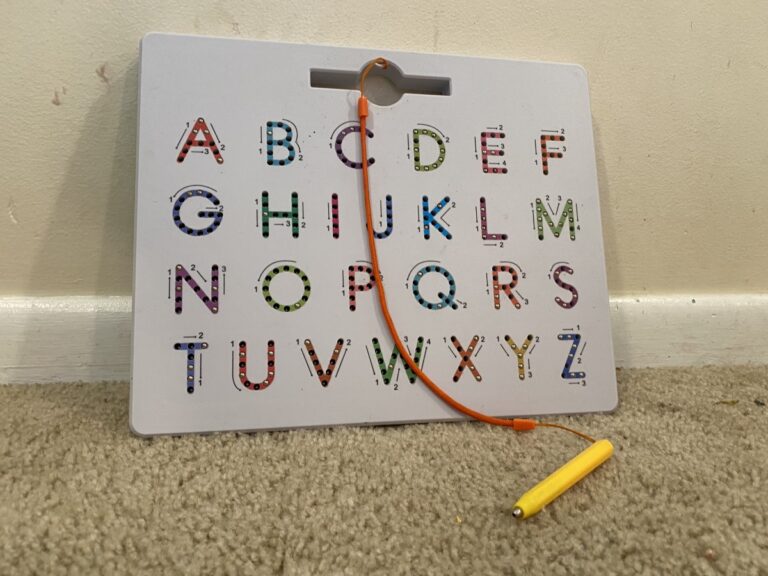 Magnetic Alphabet Tracing Board