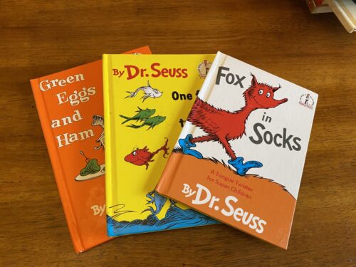 three dr seuss books